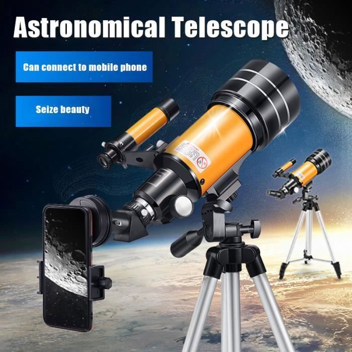 Röltin Télescope Astronomie Portable Débutant Pour Enfants Adultes Avec Trépied Réglable, Support Tout En Métal, Grand Diamètre 114 Mm, Télescope