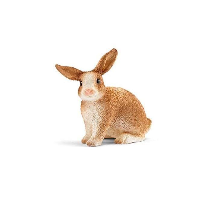 Schleich- Figurine Lapin Farm World 13827 Multicolore