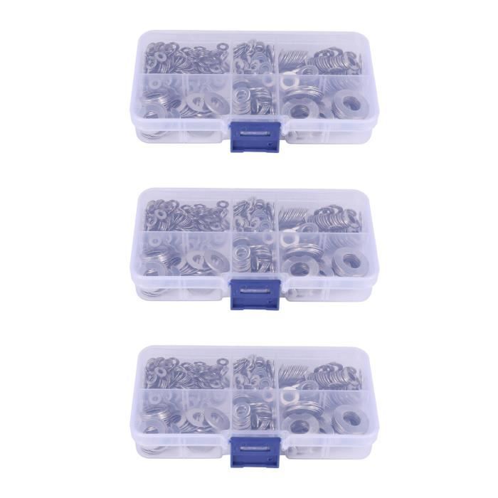 Assortimento 600 Rondelle Piatte In Acciaio Inox - M3 M4 M5 M6 M8 M10 - Foto 2