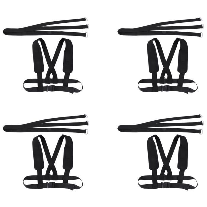 VEVOR Traîneau de Musculation Fitness Résistance, Luge de Force avec Poignée Unisex-Adult, Black, M