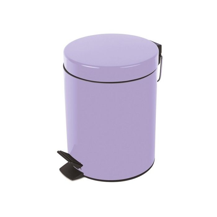 Spirella - Poubelle à pédale 50L en acier - Insert plastique avec