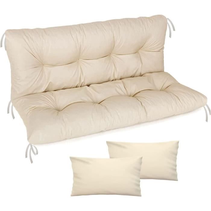 Housses De Coussin Extérieur Imperméables - Lot De 2, 70x70 Cm, Fermeture éclair Cachée, Couleur Lin Vert