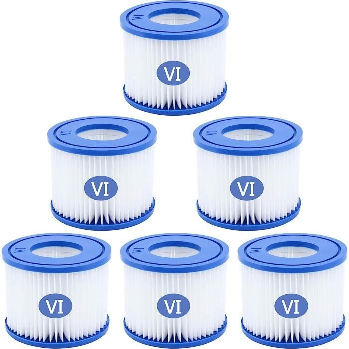 Cartouche De Filtre Pour Piscine - Type A / Type C - Pour Petites Pompes (530 à 1500 Gallons/heure) - Matériau Fibre Facile à Nettoyer - Remplacement Périodique Conseillé