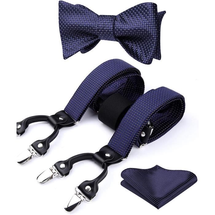 Ensemble Ceinture Rouge Homme - Nœud Papillon + Mouchoir Assortis - 3 Pièces Satin/polyester - Pour Costume, Mariage, Occasions Formelles