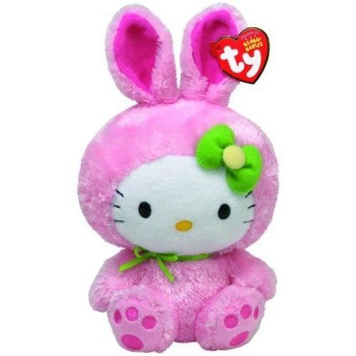 pink bunny beanie baby