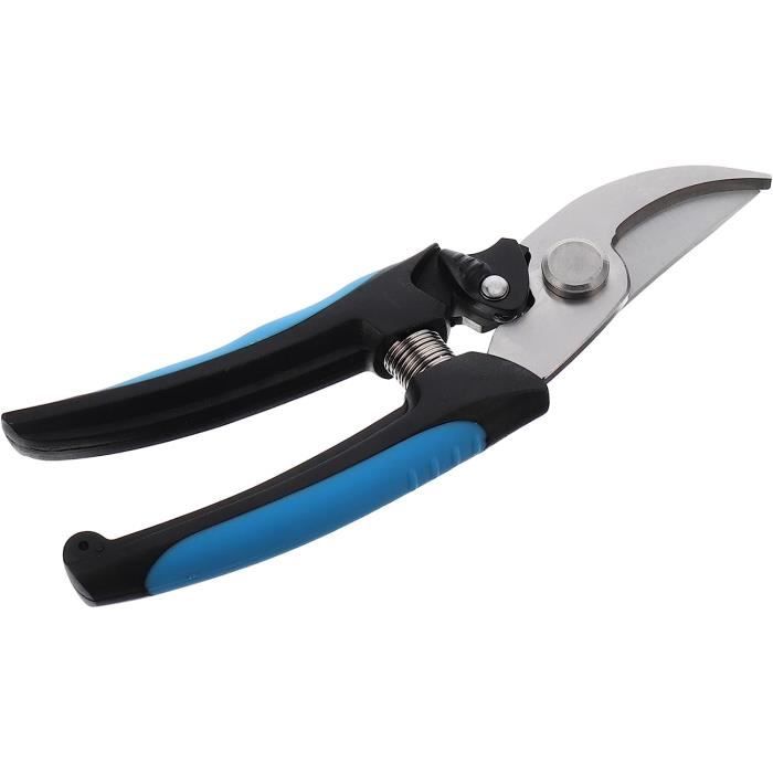 Cisailles De Jardin Am-Tech Avec Lames Téflon Et Manches Bois - Pour Taille Précise