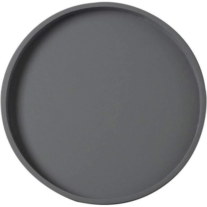 Teraplast Soucoupe Anthracite pour extérieur de Couleur Gris 65 cm, Multicolore, Unique