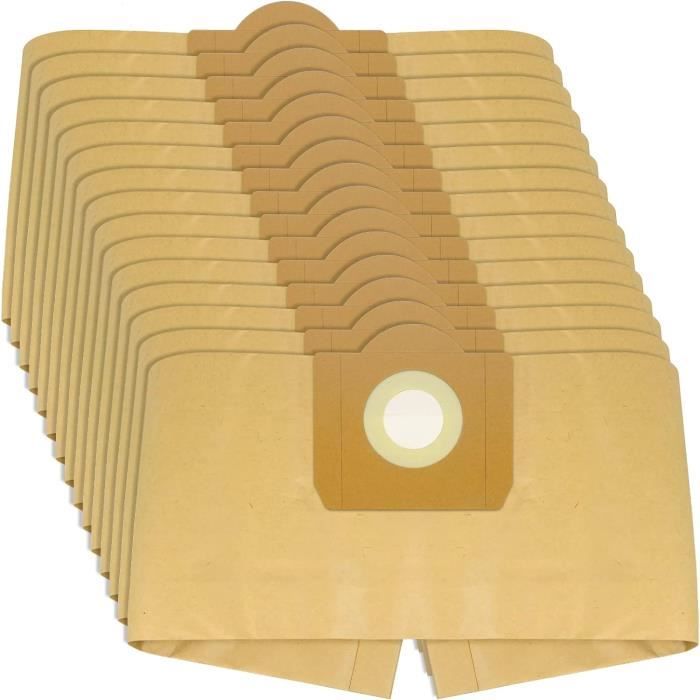 Donkivvy Lot de 10 sacs d'aspirateur et 2 filtres à cartouche compatibles avec Karcher WD2 WD2.200 MV2 A2004 6.904-322.0 Aspirateur humide et sec