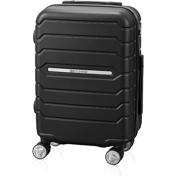 Valise Rigide 3 Pièces LuggageX – ABS Léger, Cabine Et Grand Format – 4 Roulettes Pivotantes, Argent