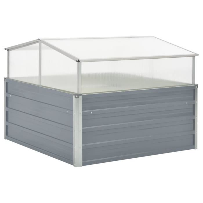 serre-100-x-100-x-85-cm-grise-acier-galvanis-cdiscount-jardin