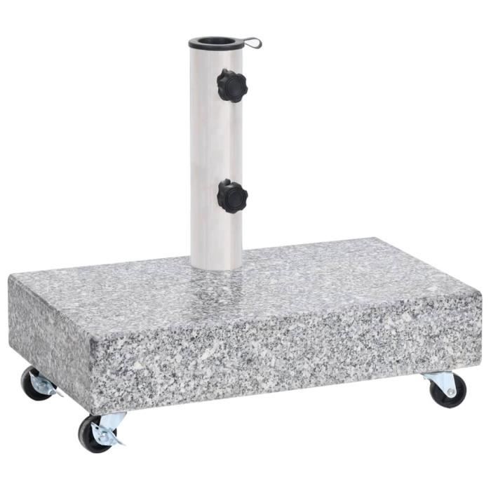 Vidaxl Socle de parasol Granite - 45x25x83 cm