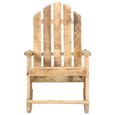 🌷6413Super Magnifique-Chaise à Bascule Fauteuil à Bascule, Rocking-Chair, Fauteuil berçant -Fauteuil  de jardin Bois de manguier so-1