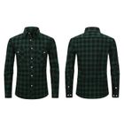 St. John's Bay Rouge et Blanc Plaid Flannel Button Down Shirt, Chemise à carreaux moyens homme, Chemise en flanelle légère, Chemise bouton rouge et blanc vers le bas - France