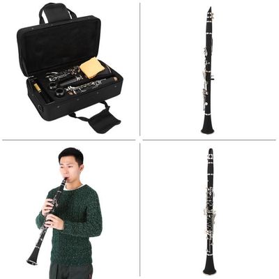 Clarinette en bakélite à 17 touches descendantes avec anches en tissu de  nettoyage Instruments à vent en bois -KOR - Achat / Vente clarinette  Clarinette en bakélite à 17 to 