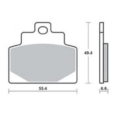 Plaquettes De Frein Avant Ferodo Pour Piaggio MP3 300 Yourban Lt (2014-2016) - Neuves