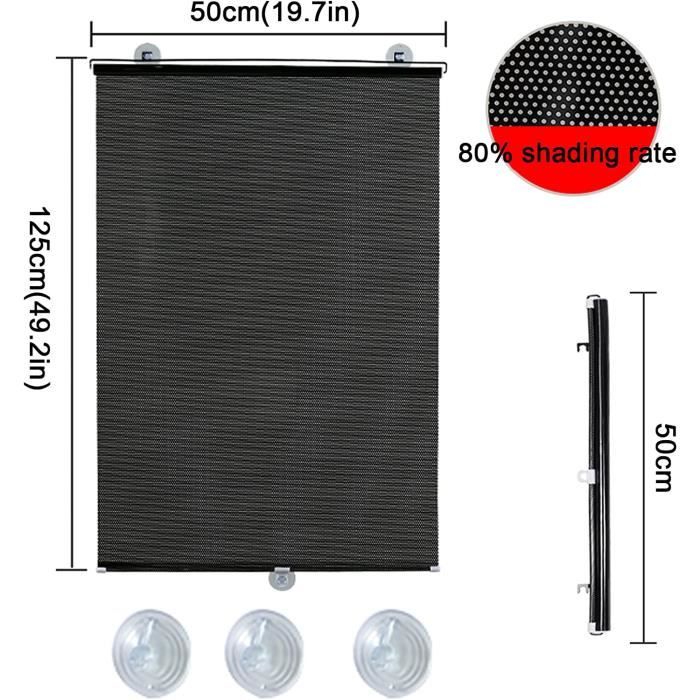 BK2 4,5 Cm - Ventouse Pare Soleil En PVC à Crochet, 10 Pièces,pare Soleil Transparent Pour - 4