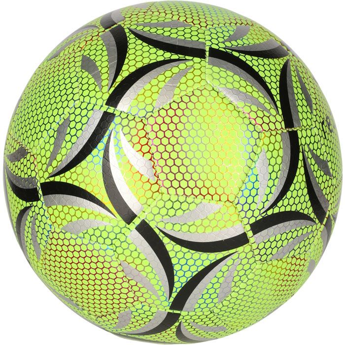 Best Sporting Ballon Foot Phosphorescent Taille 5 - Pieds Nus Ultra Léger Et Adhérent