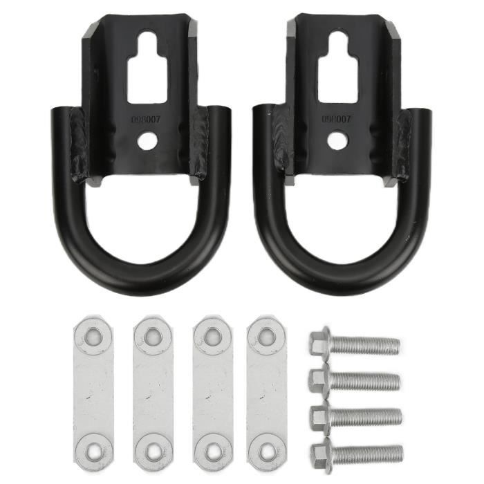 Crochet De Remorquage De Voiture Noir 1T0 805 615 A, Crochet À Œil De Remorquage Robuste, Remplacement De Remorque Pare-Chocs Compatible avec R32 Rabbit EOS