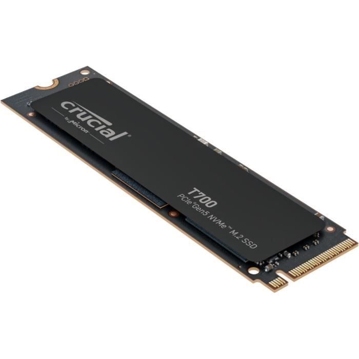 SSD Crucial T700 4 To PCIe Gen5 NVMe M.2 avec dissipateur thermique