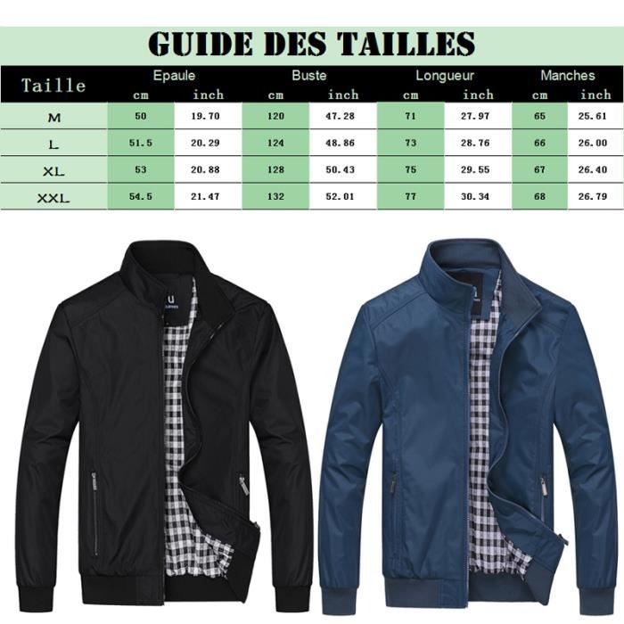 Blouson deals homme xxl
