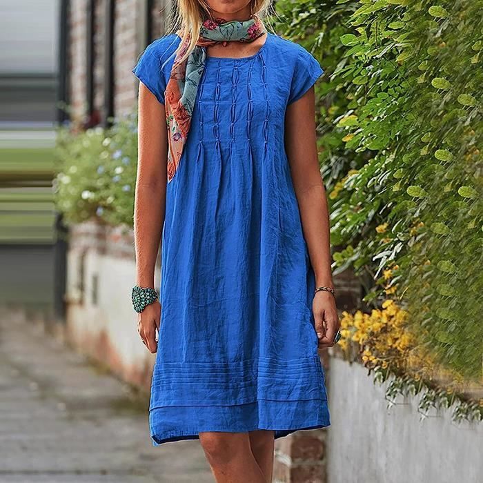 Robe femme en lin new arrivals