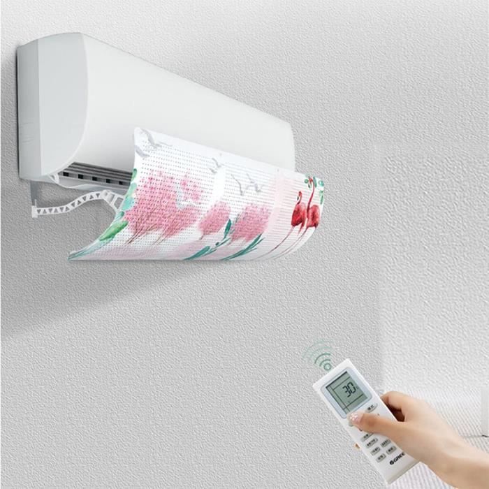 Déflecteur de climatisation, climatiseur mural, pare-brise rétractable universel anti-soufflage droit