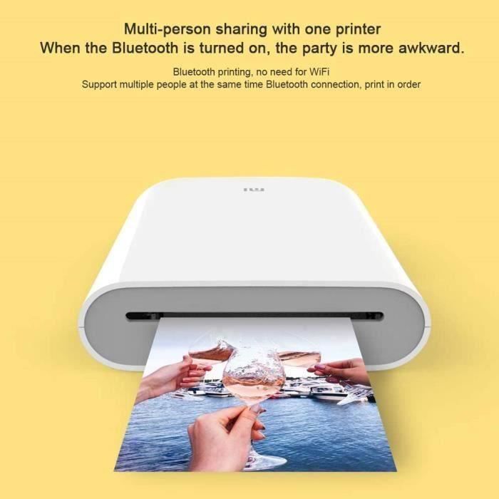 Imprimante Photo Portable Xiaomi Blanc - Imprimante photo