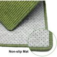 tapis griffoir chat - sisal, durable, antidérapant, convient pour chauffage au sol, entretien des griffes, tapis en sisal pour mur-2