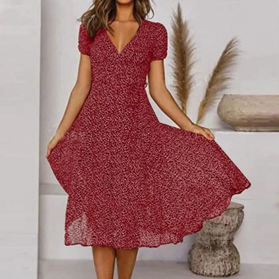 Robe longue lie de vin 2025