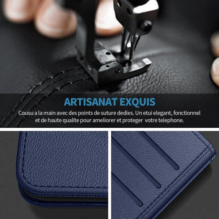 Étui Portefeuille Cuir RFID Pour Xiaomi Redmi A5 (2025) - Multifonction - Plusieurs Couleurs