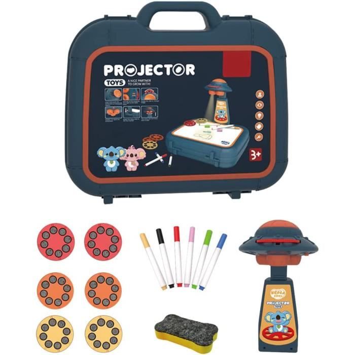 Projecteur De Dessin MOMSIV – 72 Motifs, 12 Feutres, Cahier, Activité Créative Dès 3 Ans (rose)