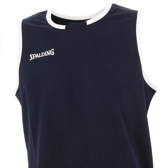 Blouse Homme Spalding - Bleu Et Blanc, Taille M, Polyester, Style Warm-up