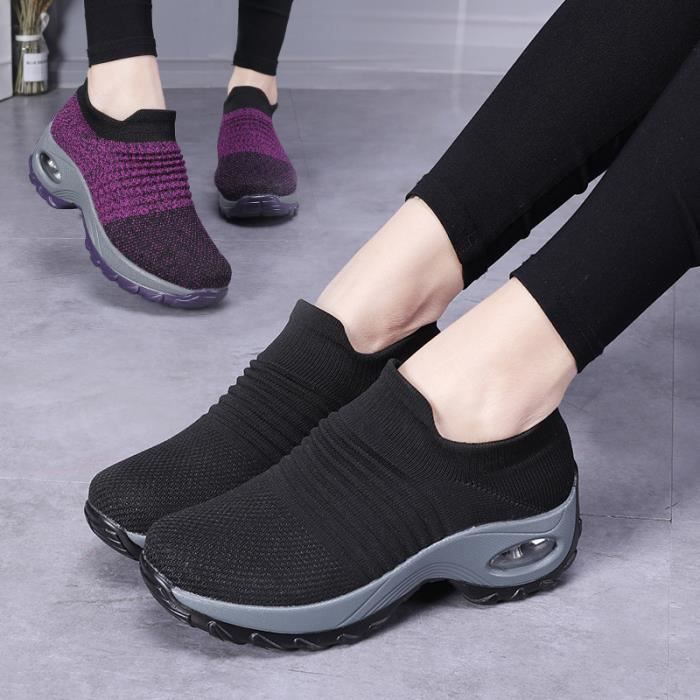 Chaussure sans deals lacet femme