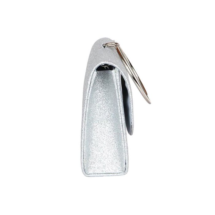 Pochette femme argentée pas cher top