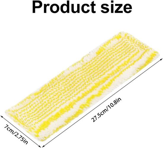 Kärcher Bonnettes pour Buse de Sol en Microfibre EasyFix, pour Nettoyeurs Vapeur SC Kärcher