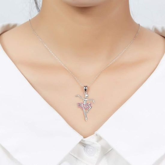 Set De 6 Colliers Fille - Licorne, Sirène, Chat - Pendentifs Strass - Cadeau Enfant - Pomeloone