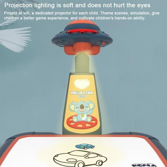 Projecteur de dessin pour enfants Illumination intelligente pour