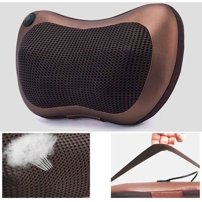 Coussin Pour Table De Massage Coussin De Massage Cylindrique WELLCORE - 60 X 20 Cm - Similicuir - Housse Amovible Coussin Demi Lune