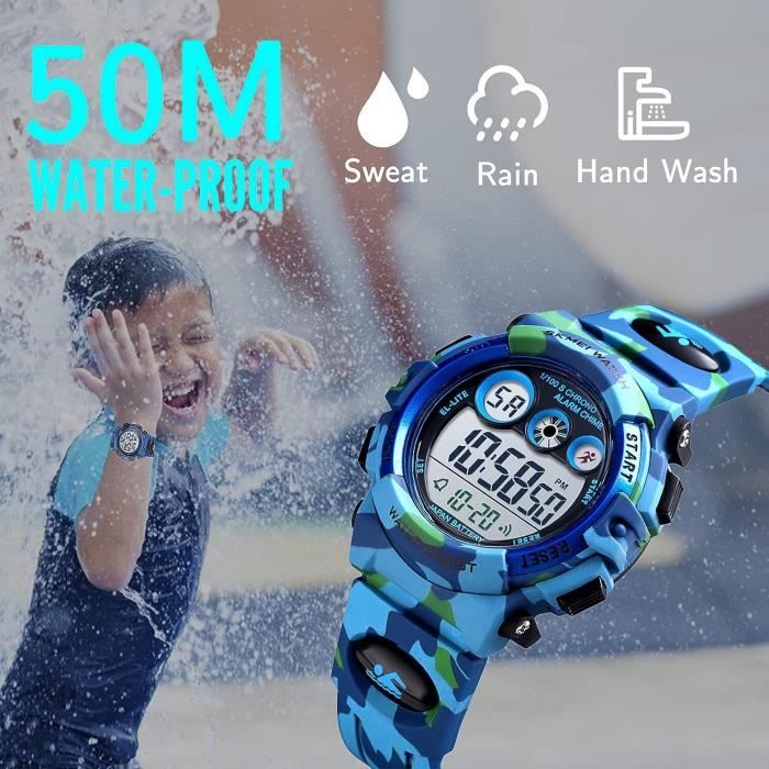 Montre digitale discount garcon sport