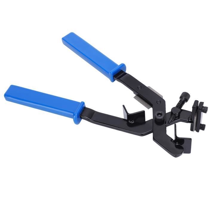 Kit Outils à Dénuder Et Sertir Câble Coaxial RG59 RG6 - Pince De Sertissage + Dénudeur + 20 F Connecteurs Bleus
