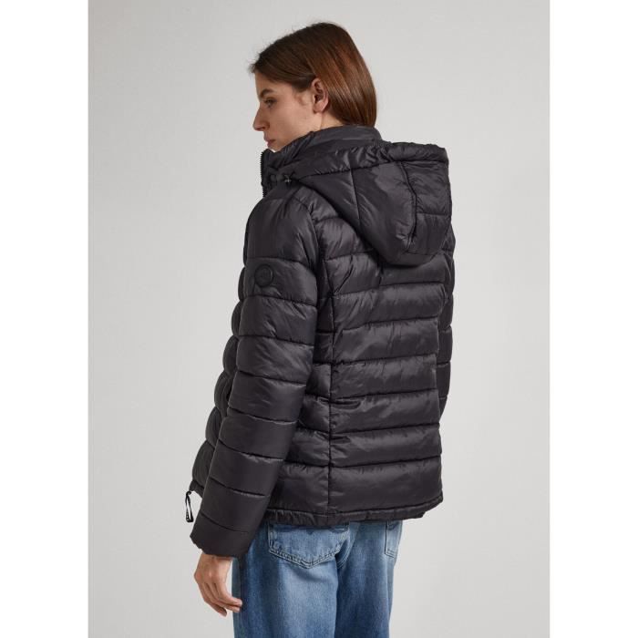 Doudoune femme Pepe Jeans Maddie noir M Noir Cdiscount Pret a Porter