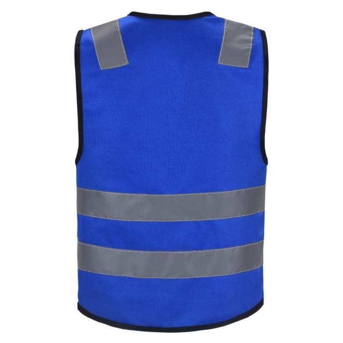 Gilet online fluorescent bleu