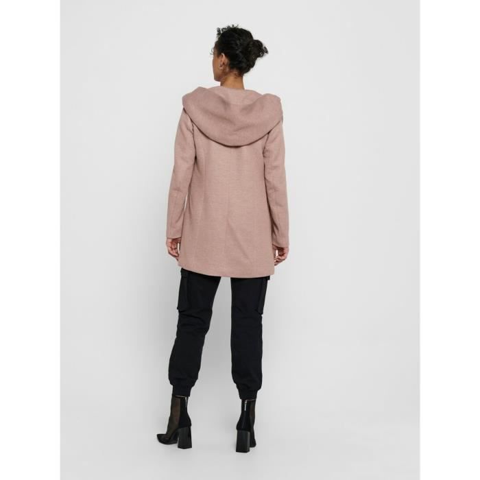 Manteau femme Only Sedona light coat mocha mousse melange Mocha