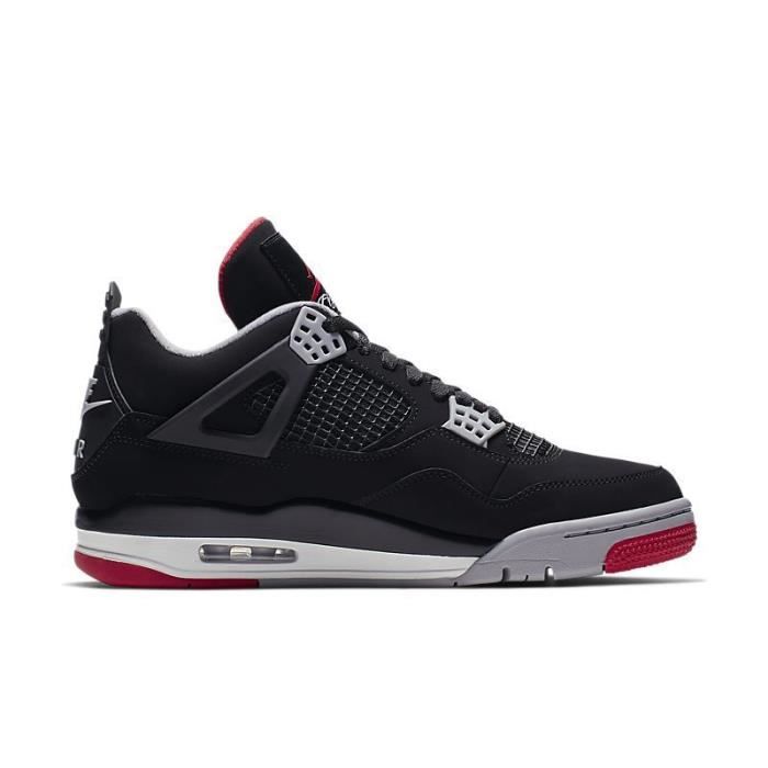 Jordan 4 clearance noir et rouge