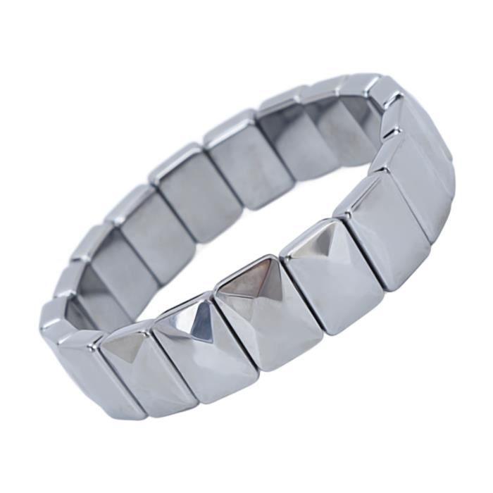Terahertz Bracelet Unisexe En Polysilicium Pour Les Amateurs De Santé