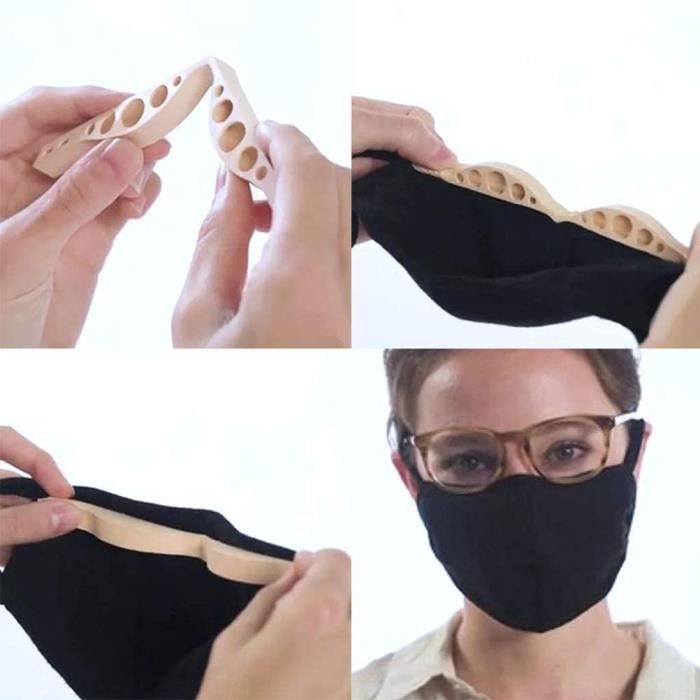 Masque tissu anti buée lunette on sale