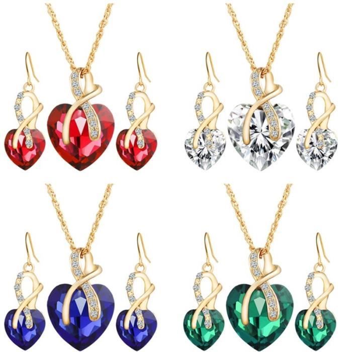 INN® LCC® Cristal sautoir collier Infinity pendentif femme forme de
