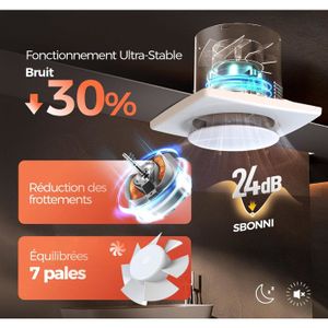 VMC Double Hygrostat Hygrovariable - Ventilation 2 Vitesses - GTI 10 Ans - Neuf