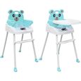 Chaises hautes pliables pour bébé alimentant le siège de la table à manger chaise haute réglable pour enfant-0