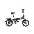 DYU A1FPro 250W moteurs vélo électrique 7.5AH batterie électrique 16 "pouces gros pneu  E-Bike MINI VTT Pliage-0